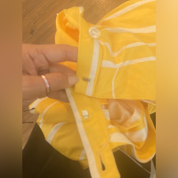 Vintage Jaeger London Yellow Skirt Blouse Set W/Pockets - Picture 15 of 15